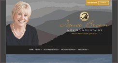 Desktop Screenshot of janetbrownrealtor.com